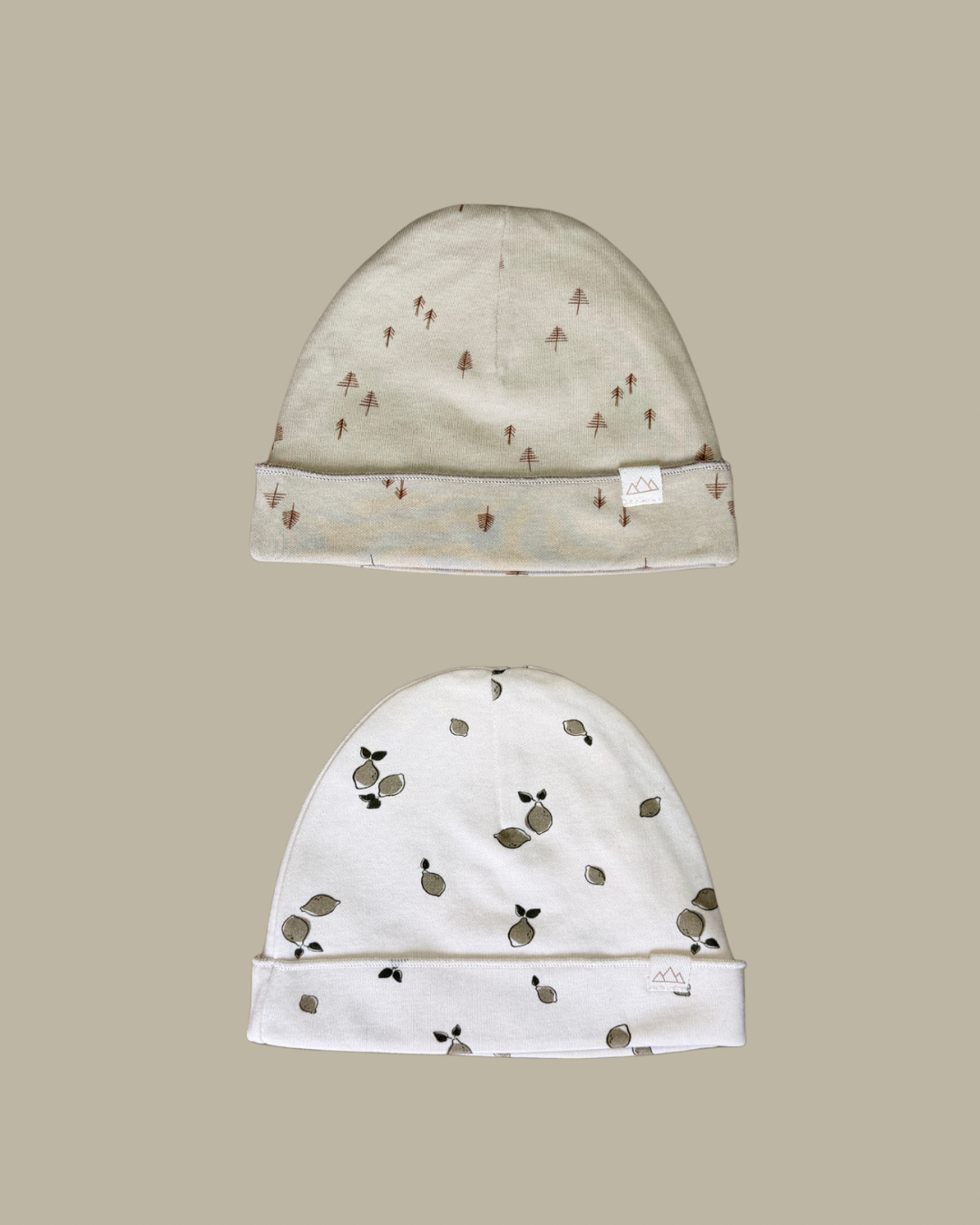 Bonnets en coton bio