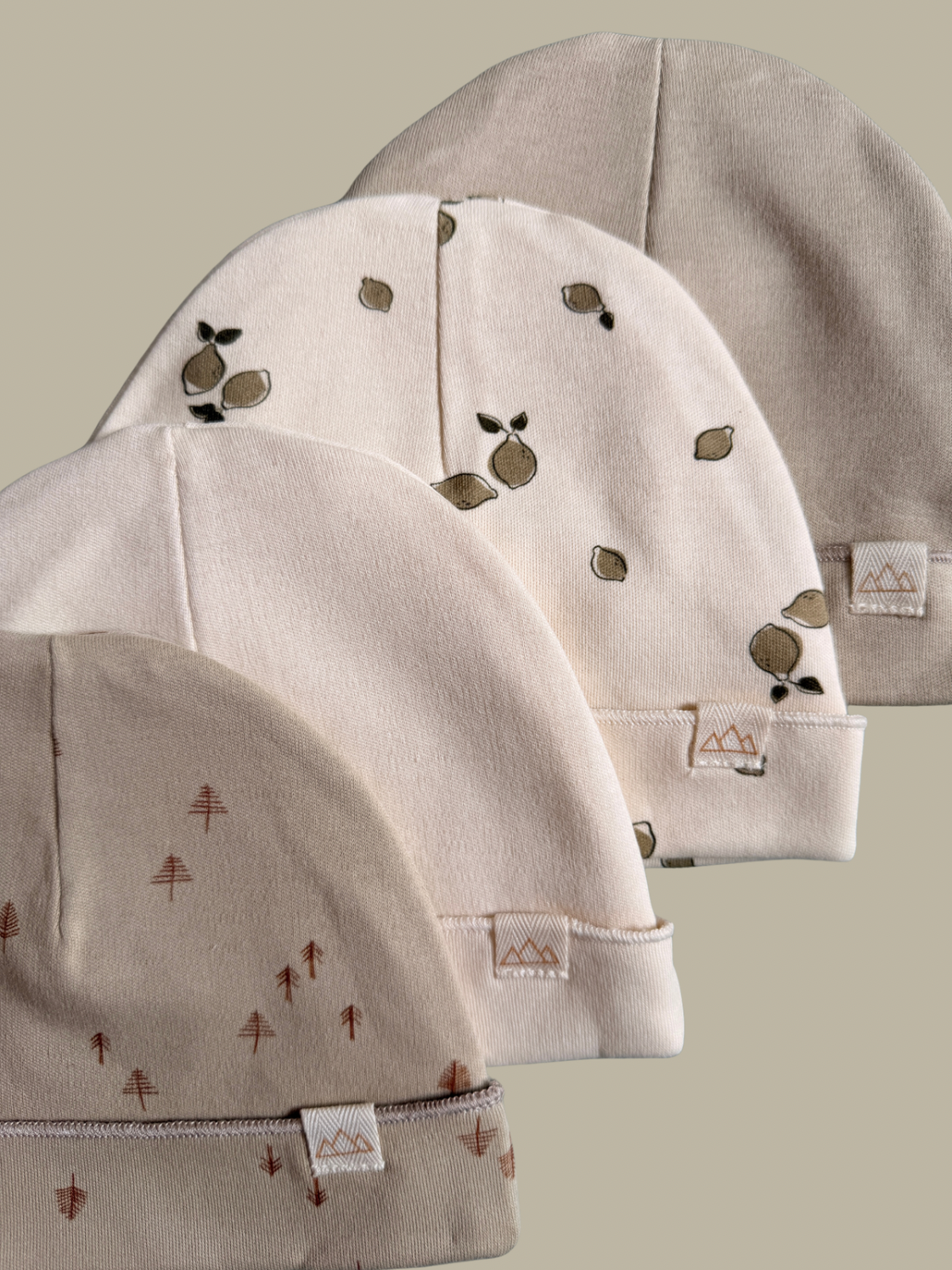 Bonnets en coton bio